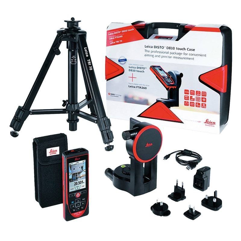 Комплект Leica DISTO™ D810 touch со штативом и адаптером
